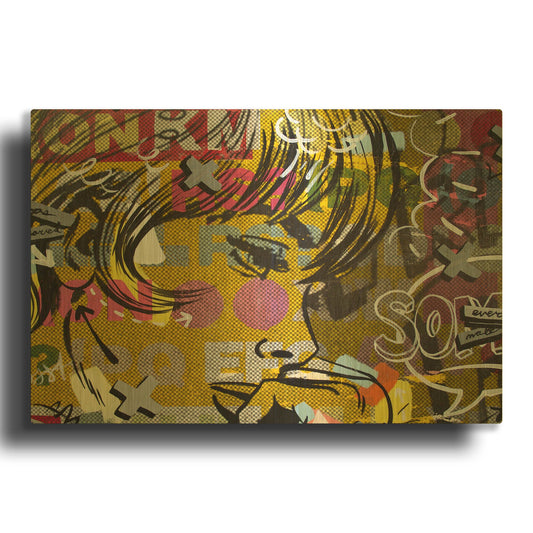 'Every Sometimes' By Dan Monteavaro Gold Metal Wall Art
