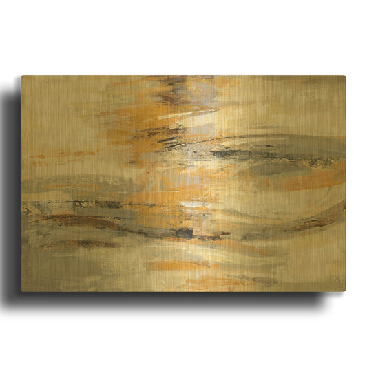 'Golden Dust' By Silvia Vassileva Gold Metal Wall Art
