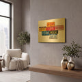 'Mercer Art Not Life & Death' By Gregory Constantine Gold Metal Wall Art