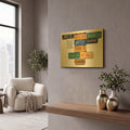 'Chamberlain Art Is Madness' By Gregory Constantine Gold Metal Wall Art