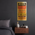 'Breslin When U Leave New York' By Gregory Constantine Gold Metal Wall Art