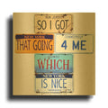 'Murray Going 4 Me' By Gregory Constantine Gold Metal Wall Art