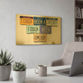 'Brando Contender' By Gregory Constantine Gold Metal Wall Art