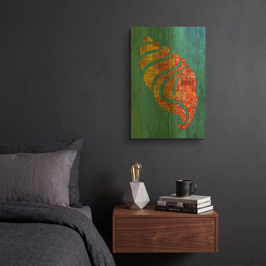 'Seashell' By Design Turnpike Gold Metal Wall Art