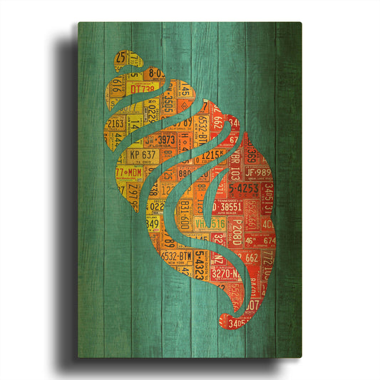 'Seashell' By Design Turnpike Gold Metal Wall Art