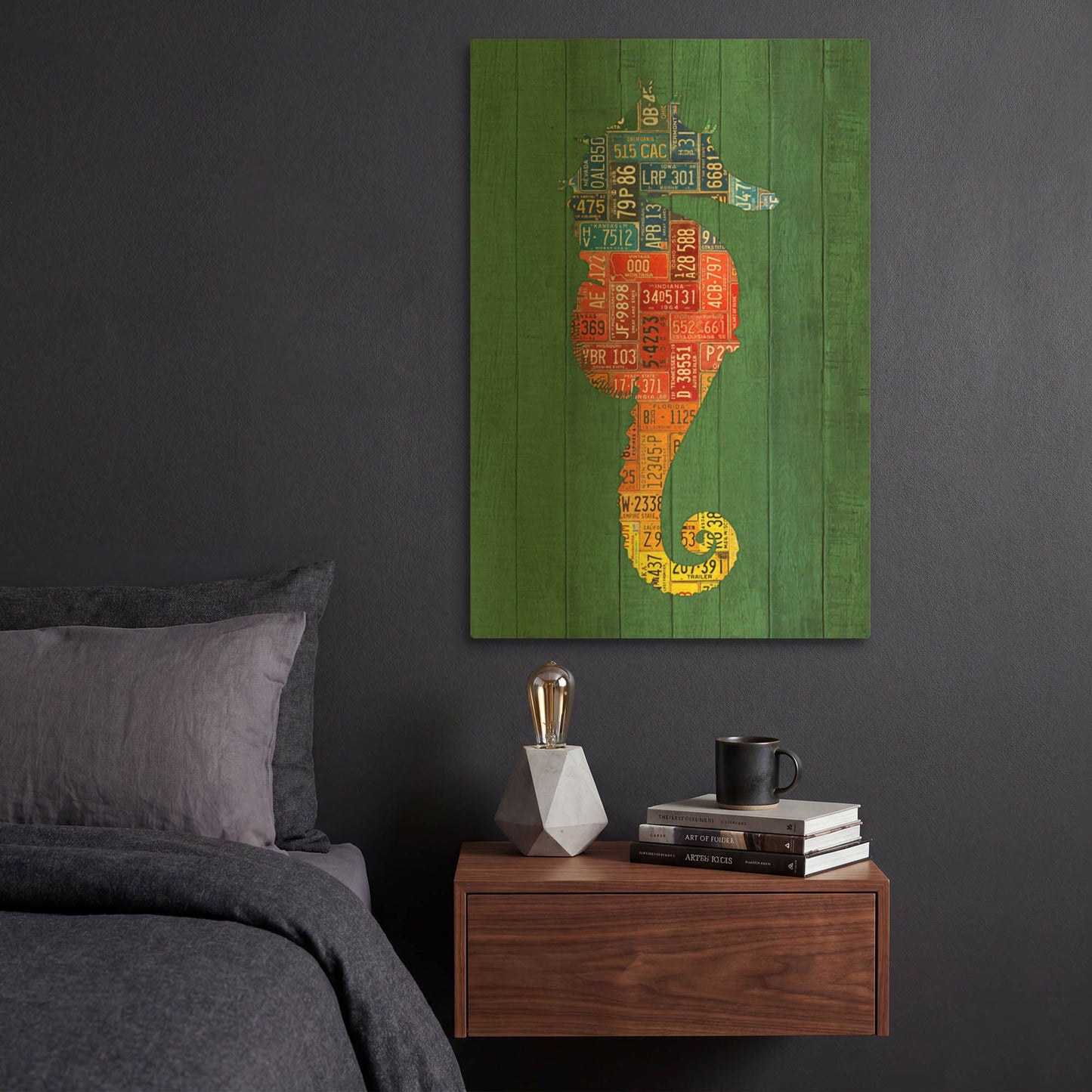 'Seahorse' By Design Turnpike Gold Metal Wall Art