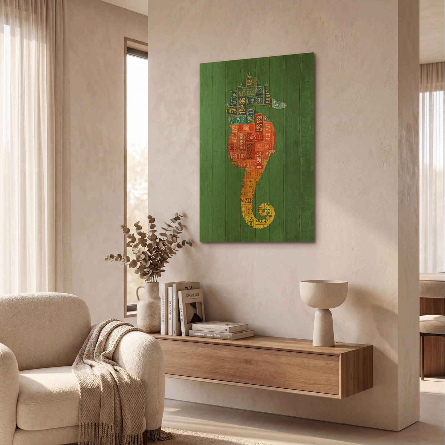 'Seahorse' By Design Turnpike Gold Metal Wall Art