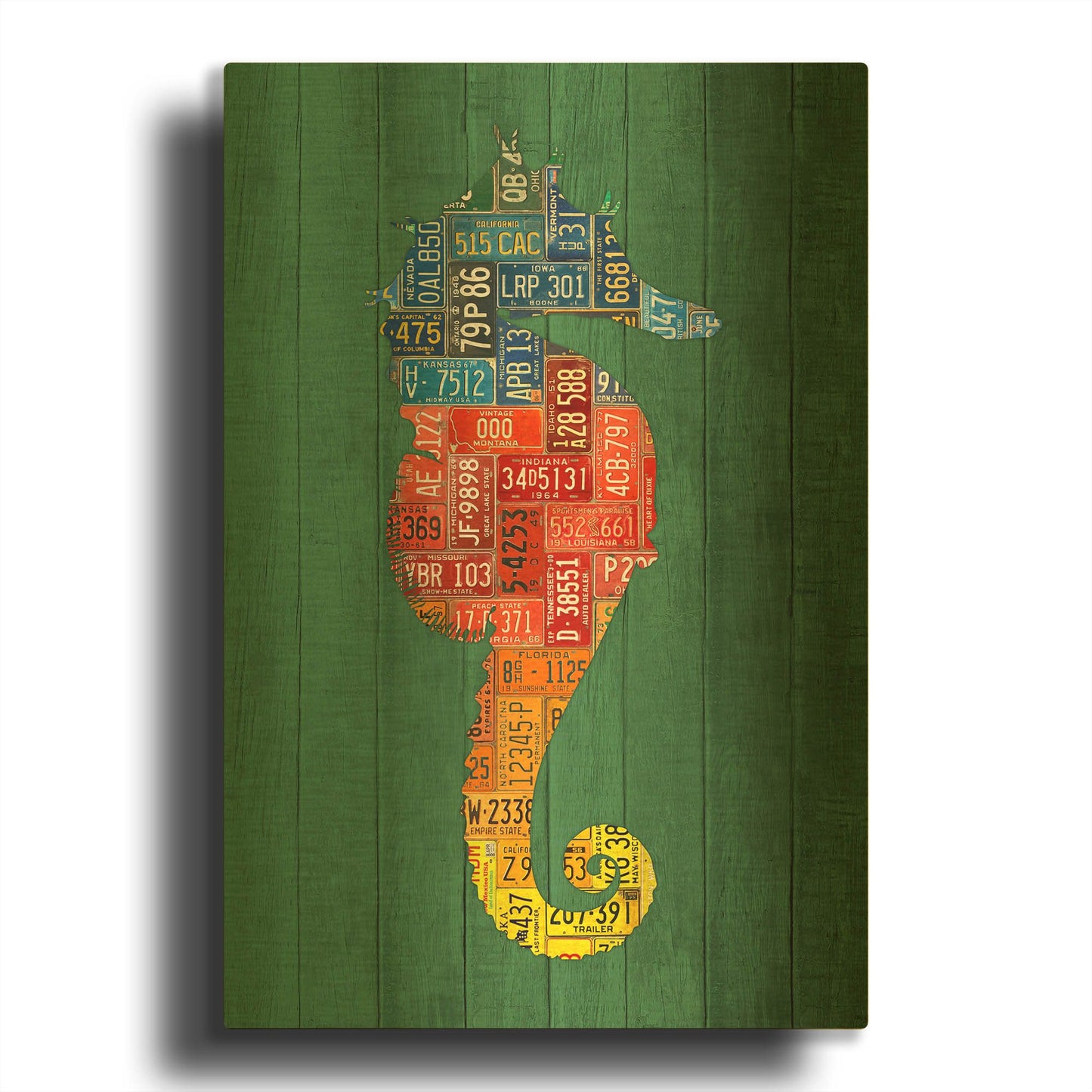 'Seahorse' By Design Turnpike Gold Metal Wall Art