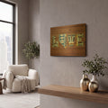 'NV State Love' By Design Turnpike Gold Metal Wall Art