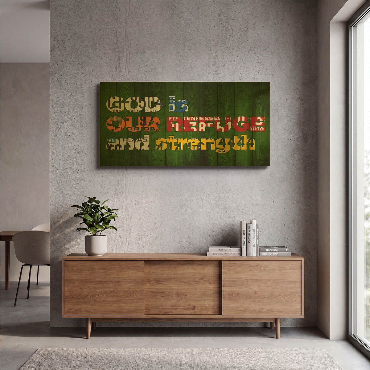 'Ps 461' By Design Turnpike Gold Metal Wall Art