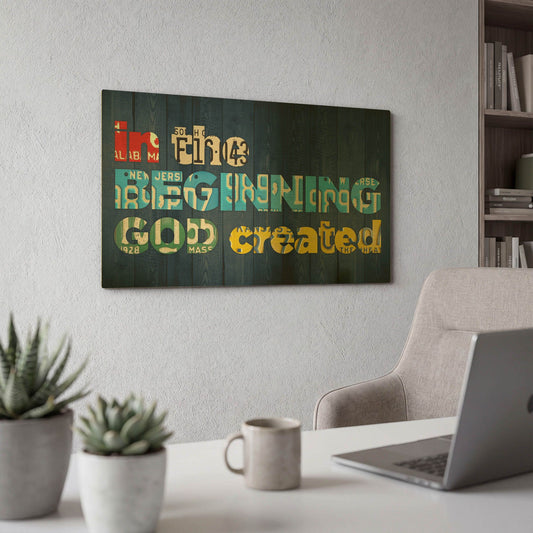 'Gen 11' By Design Turnpike Gold Metal Wall Art