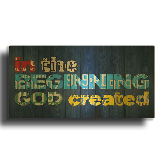 'Gen 11' By Design Turnpike Gold Metal Wall Art