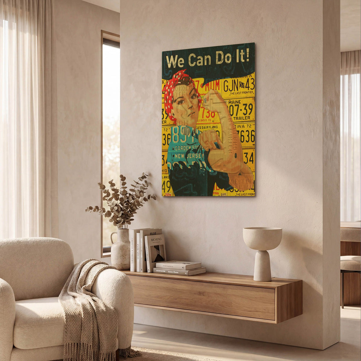 'Rosie' By Design Turnpike Gold Metal Wall Art