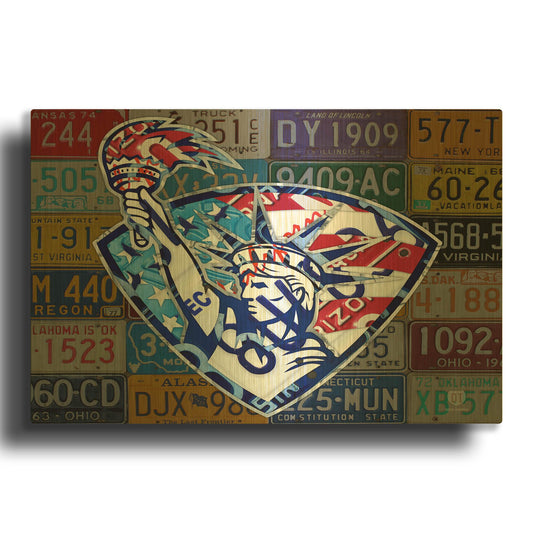 'Liberty' By Design Turnpike Gold Metal Wall Art
