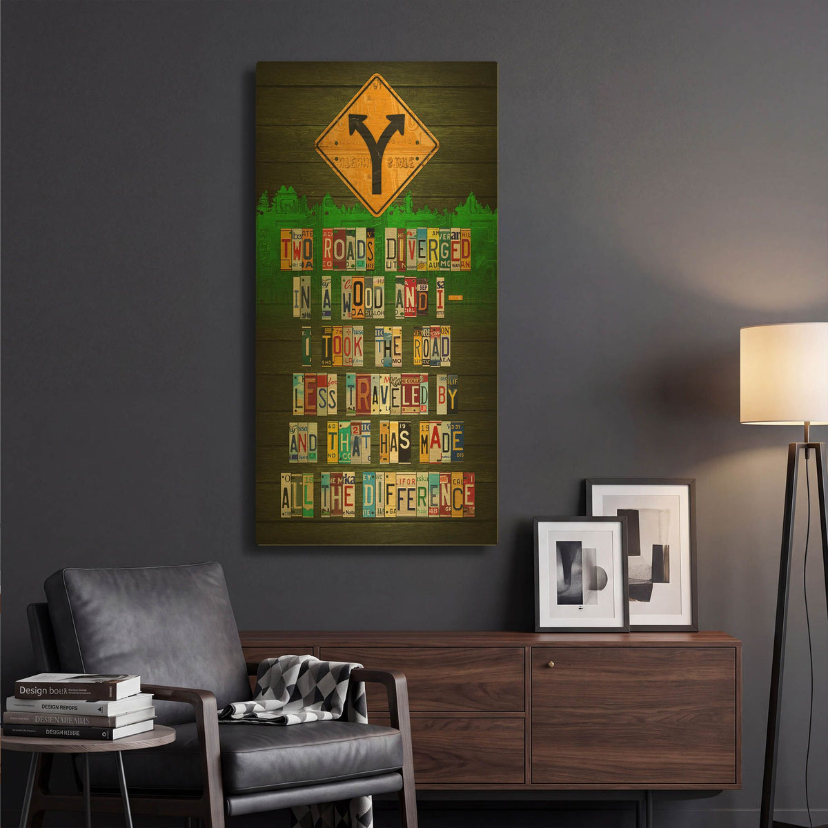 'Frost' By Design Turnpike Gold Metal Wall Art