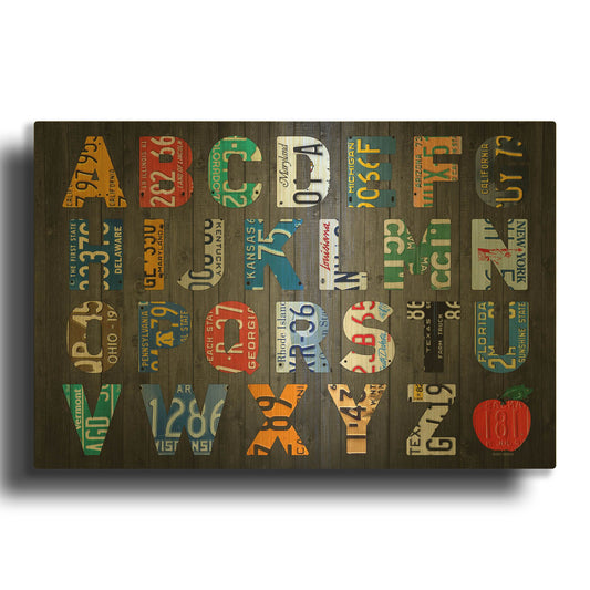 'Big Alphabet' By Design Turnpike Gold Metal Wall Art