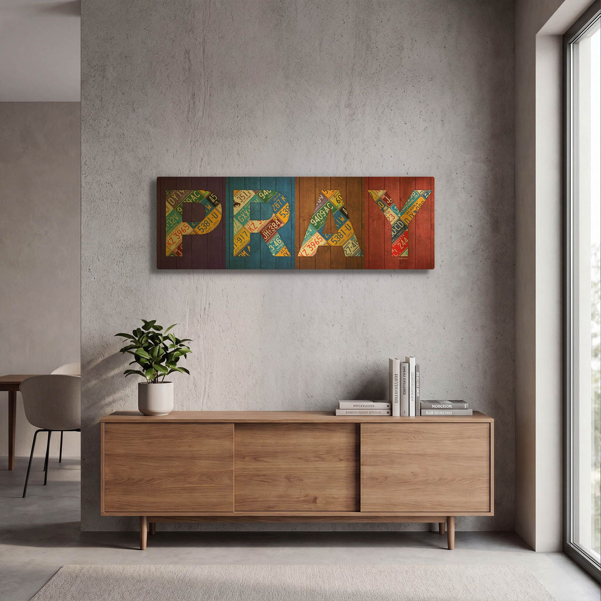 'Pray' By Design Turnpike Gold Metal Wall Art
