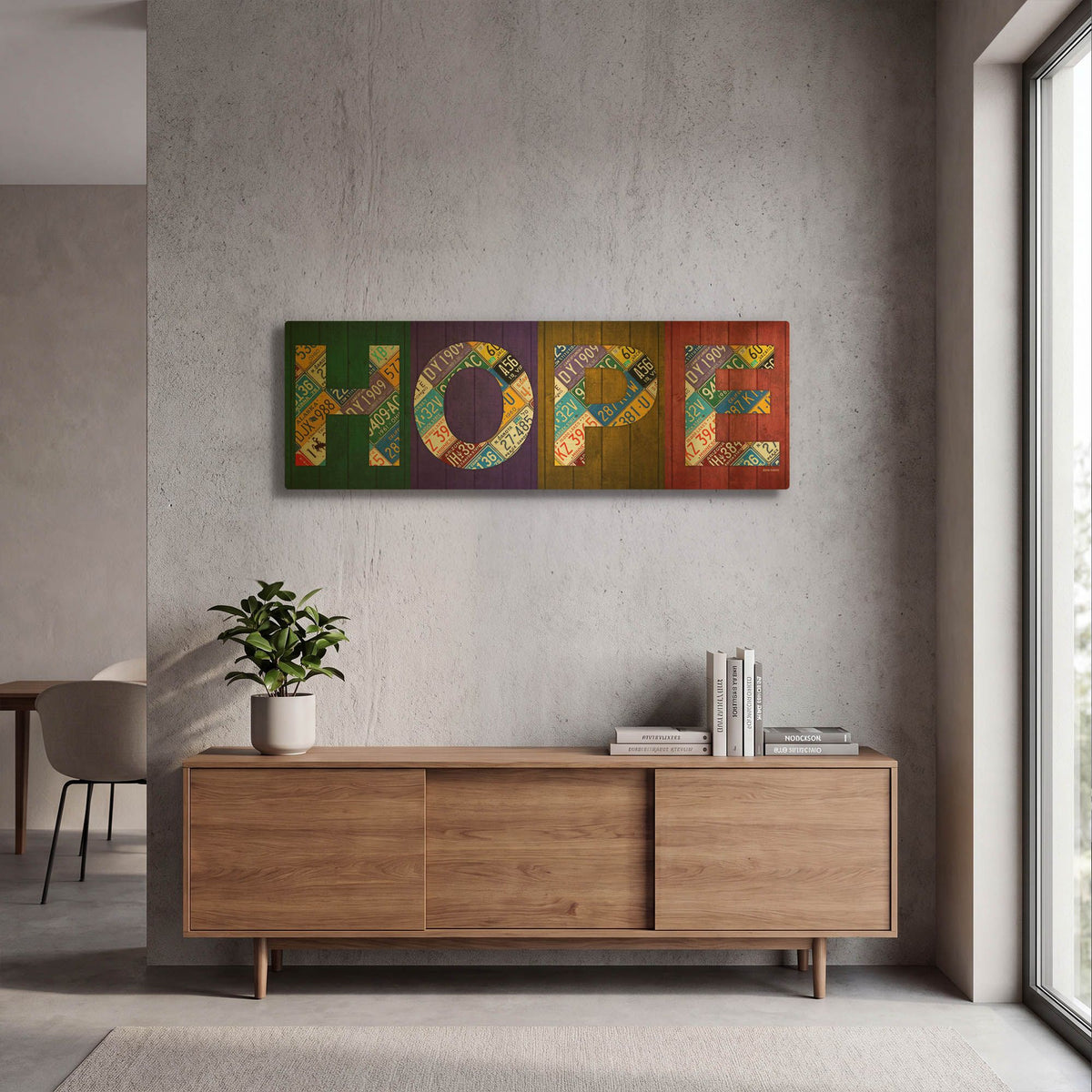 'Hope' By Design Turnpike Gold Metal Wall Art