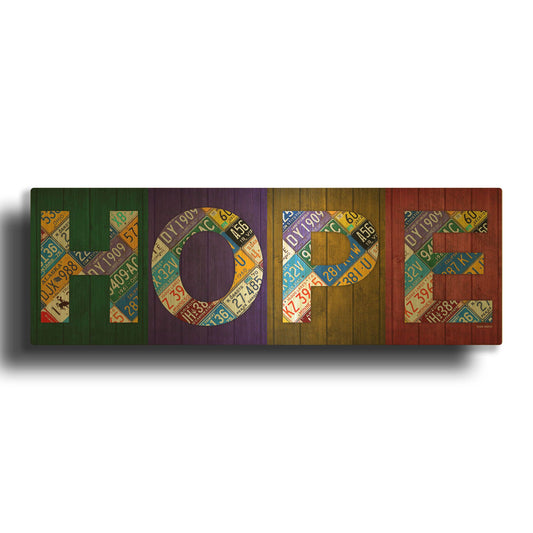 'Hope' By Design Turnpike Gold Metal Wall Art