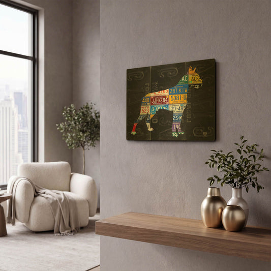 'Boxer' By Design Turnpike Gold Metal Wall Art