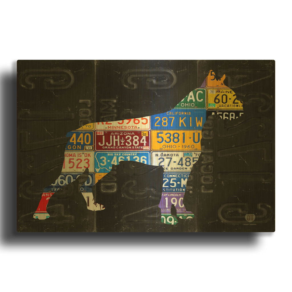 'Boxer' By Design Turnpike Gold Metal Wall Art