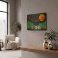 'Santa Sleigh - Merry Christmas' By Design Turnpike Gold Metal Wall Art