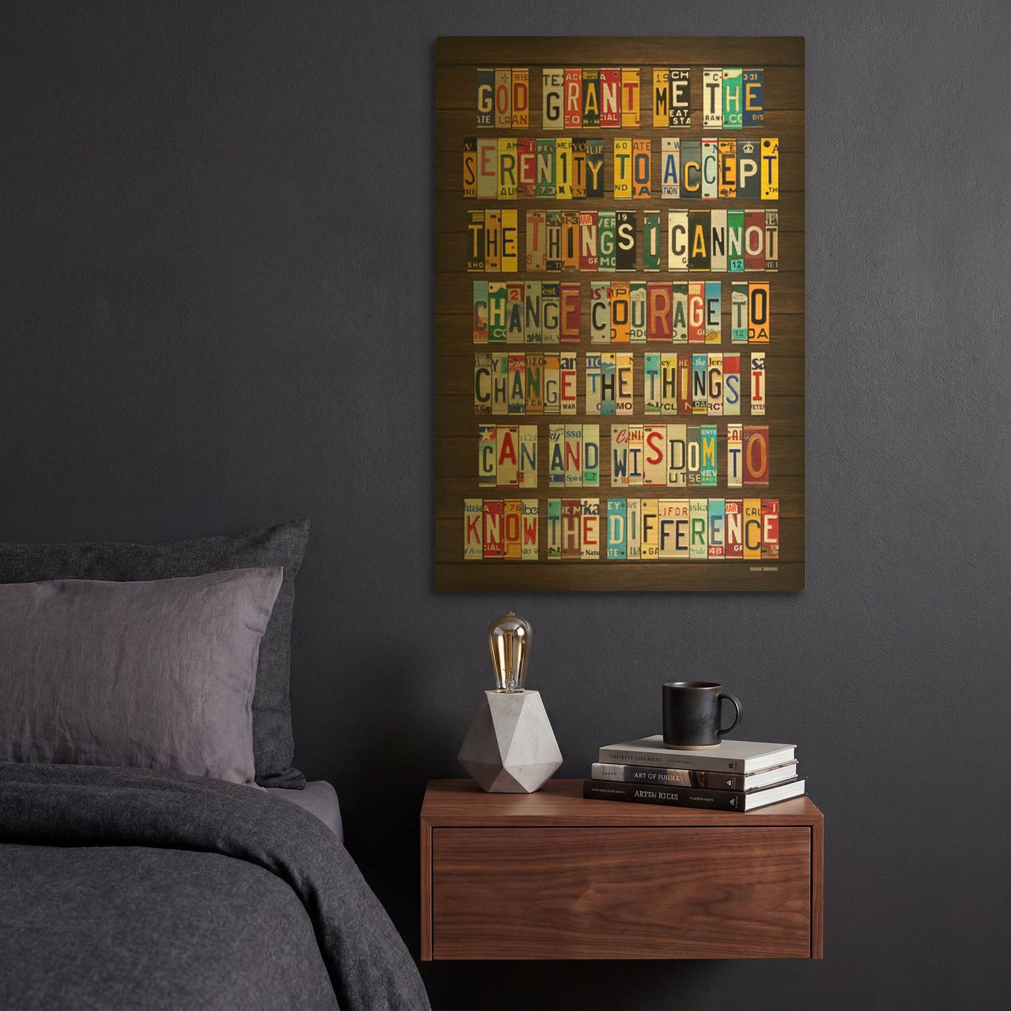 'Serenity 2' By Design Turnpike Gold Metal Wall Art