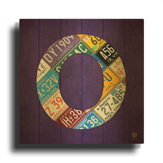 'O' By Design Turnpike Gold Metal Wall Art