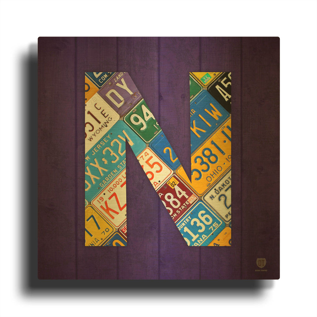 'N' By Design Turnpike Gold Metal Wall Art