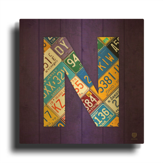 'N' By Design Turnpike Gold Metal Wall Art