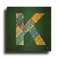 'K' By Design Turnpike Gold Metal Wall Art