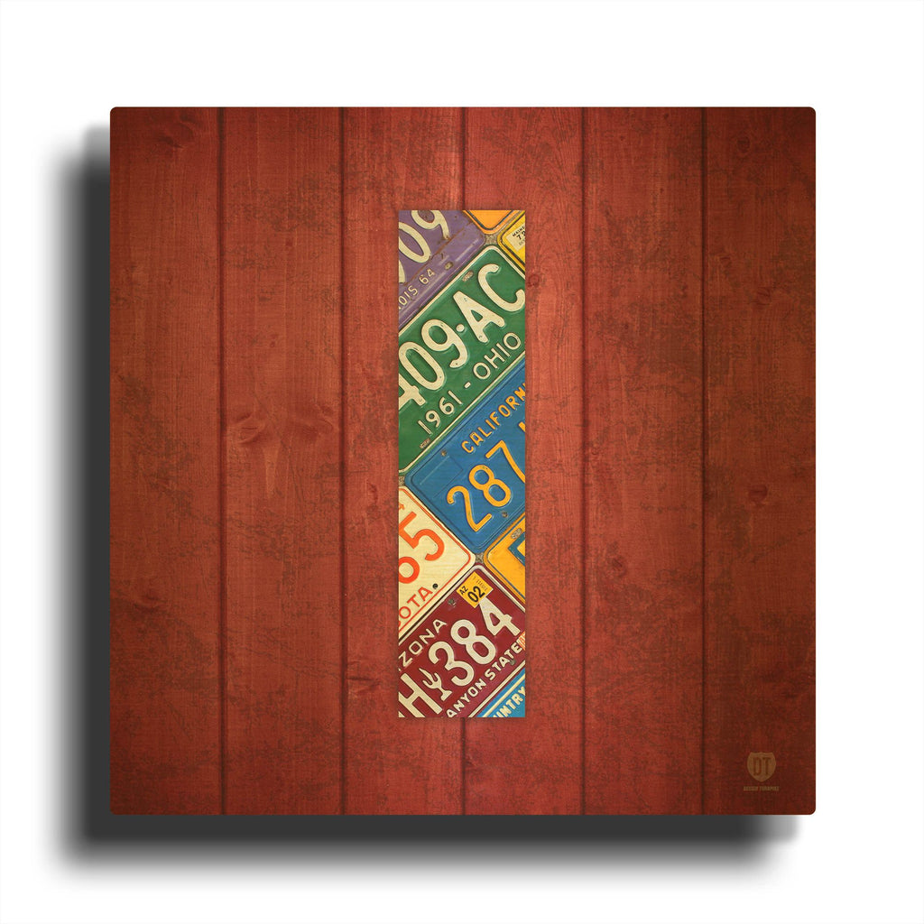 'I' By Design Turnpike Gold Metal Wall Art