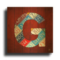 'G' By Design Turnpike Gold Metal Wall Art