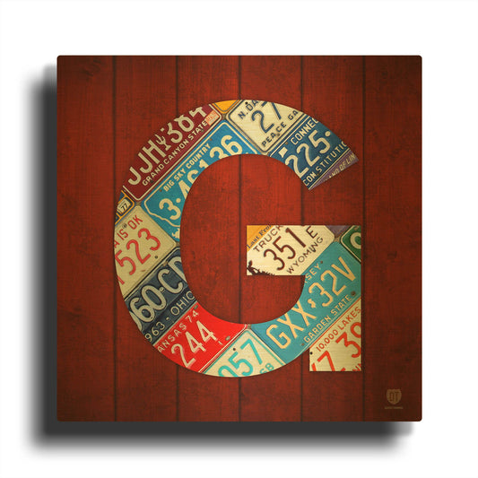 'G' By Design Turnpike Gold Metal Wall Art