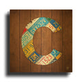 'C' By Design Turnpike Gold Metal Wall Art