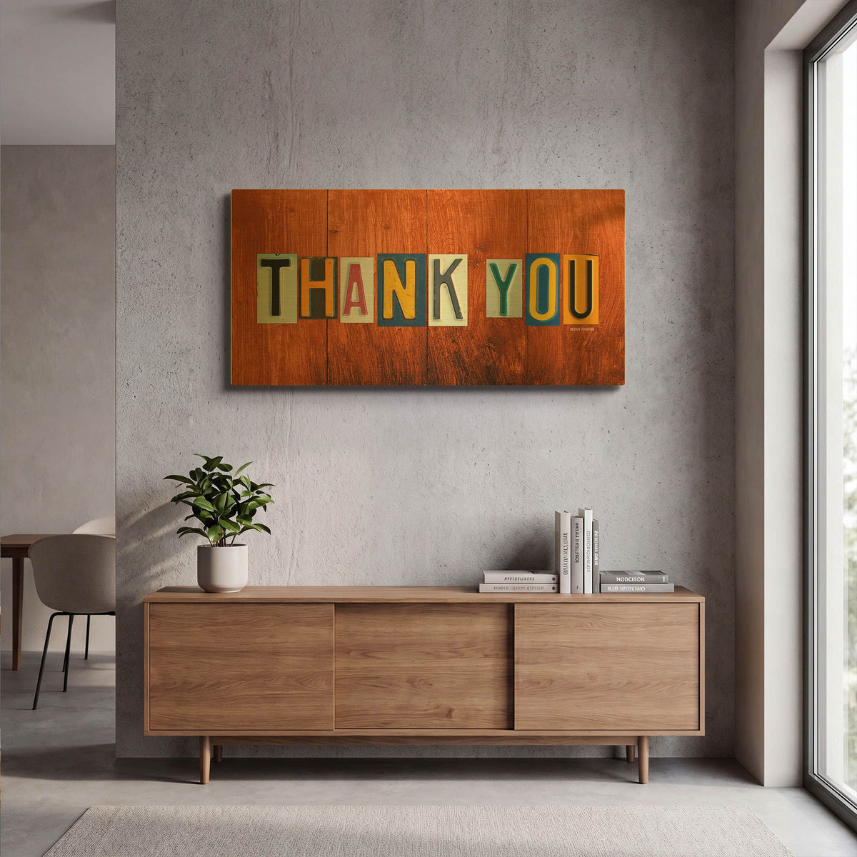 'Thank You' By Design Turnpike Gold Metal Wall Art