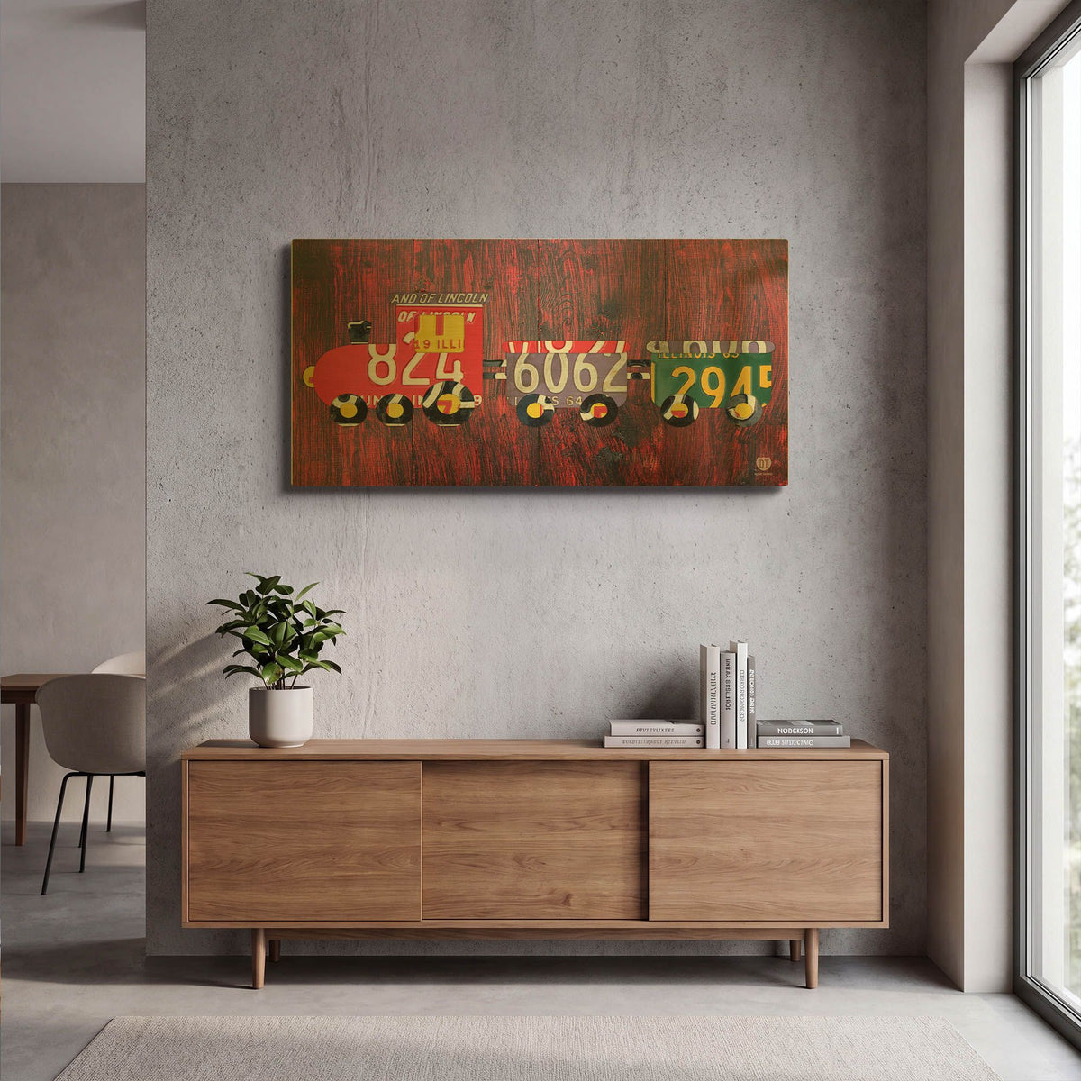 'Choo Choo' By Design Turnpike Gold Metal Wall Art