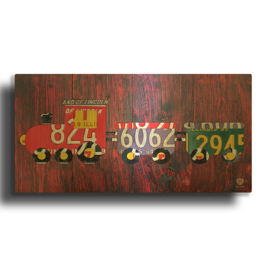 'Choo Choo' By Design Turnpike Gold Metal Wall Art