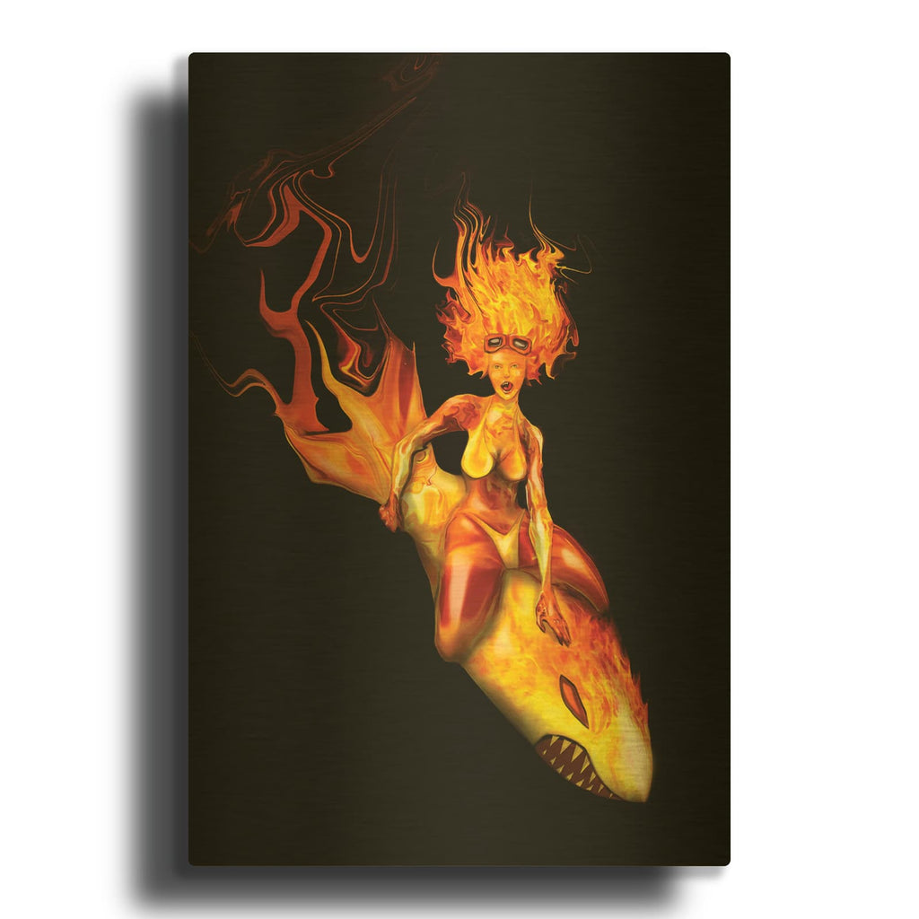 'Bombs Away' By Michael Stewart Gold Metal Wall Art