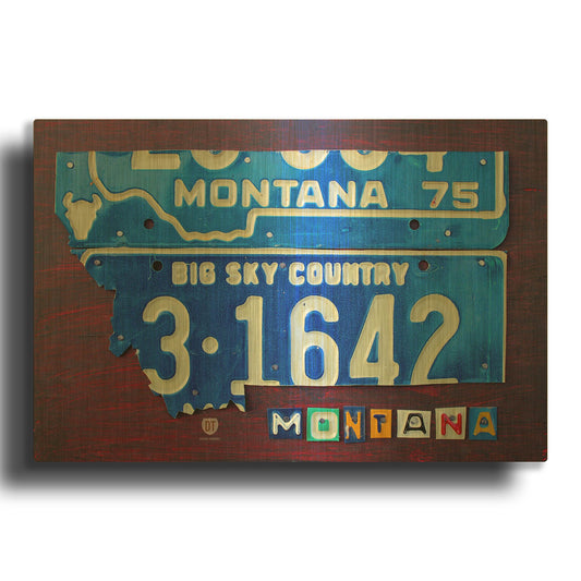 'Montana' By Design Turnpike Gold Metal Wall Art