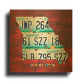 'Missouri' By Design Turnpike Gold Metal Wall Art