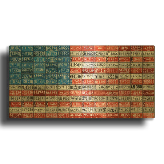 'Michigan Flag' By Design Turnpike Gold Metal Wall Art