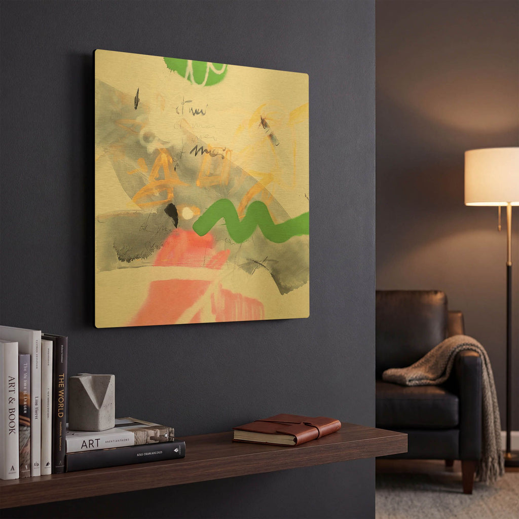 'Et Moi Et Moi' By Alba Escayo Gold Metal Wall Art