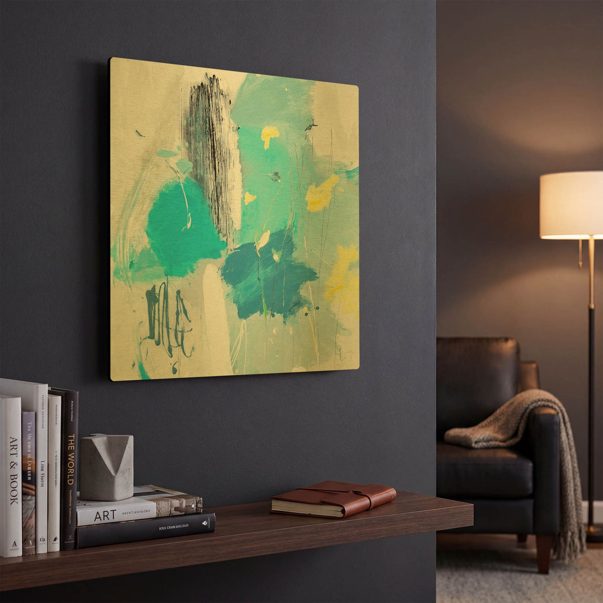'Narcissus' By Alba Escayo Gold Metal Wall Art