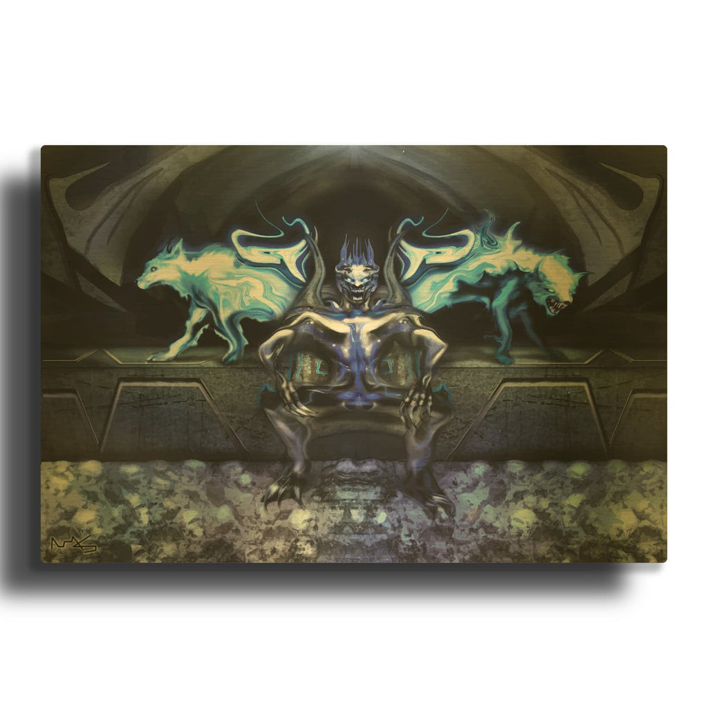 'Krown' By Michael Stewart Gold Metal Wall Art