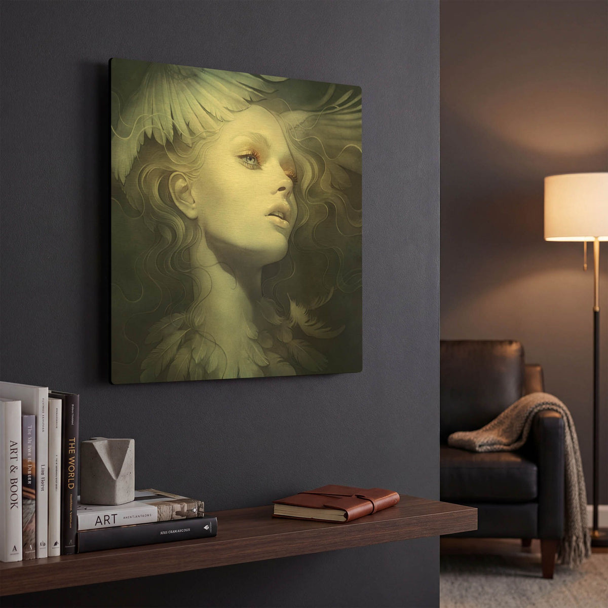 'Fly' By Anna Dittman Gold Metal Wall Art