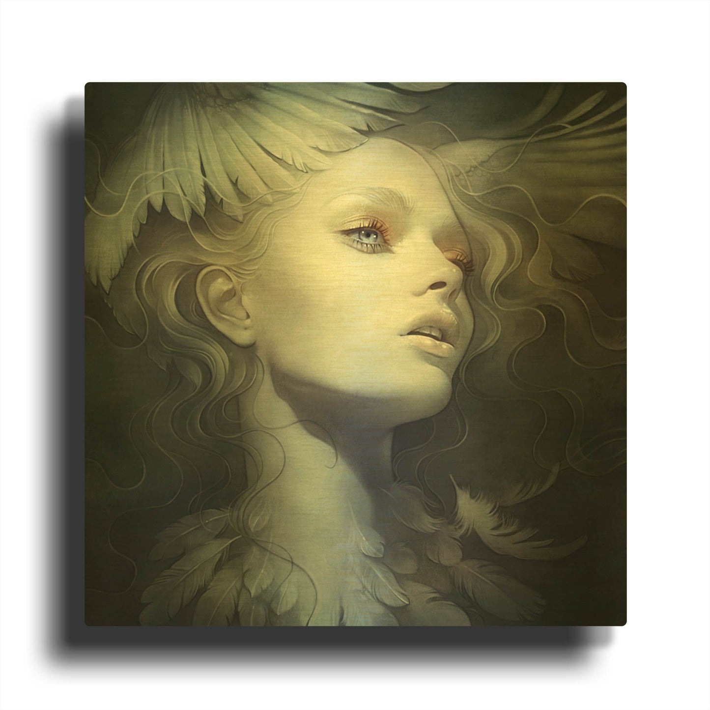 'Fly' By Anna Dittman Gold Metal Wall Art