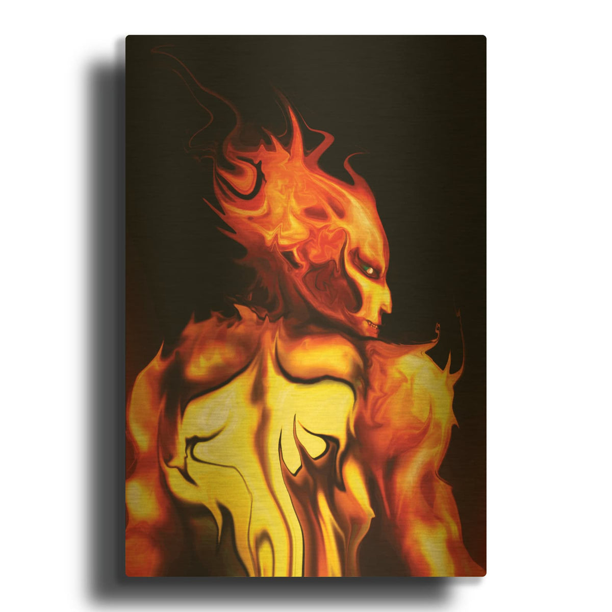 'Rage' By Michael Stewart Gold Metal Wall Art