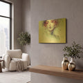 'Swarm' By Anna Dittman Gold Metal Wall Art