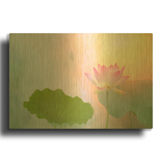 'Serenity' By Bahman Farzad Gold Metal Wall Art